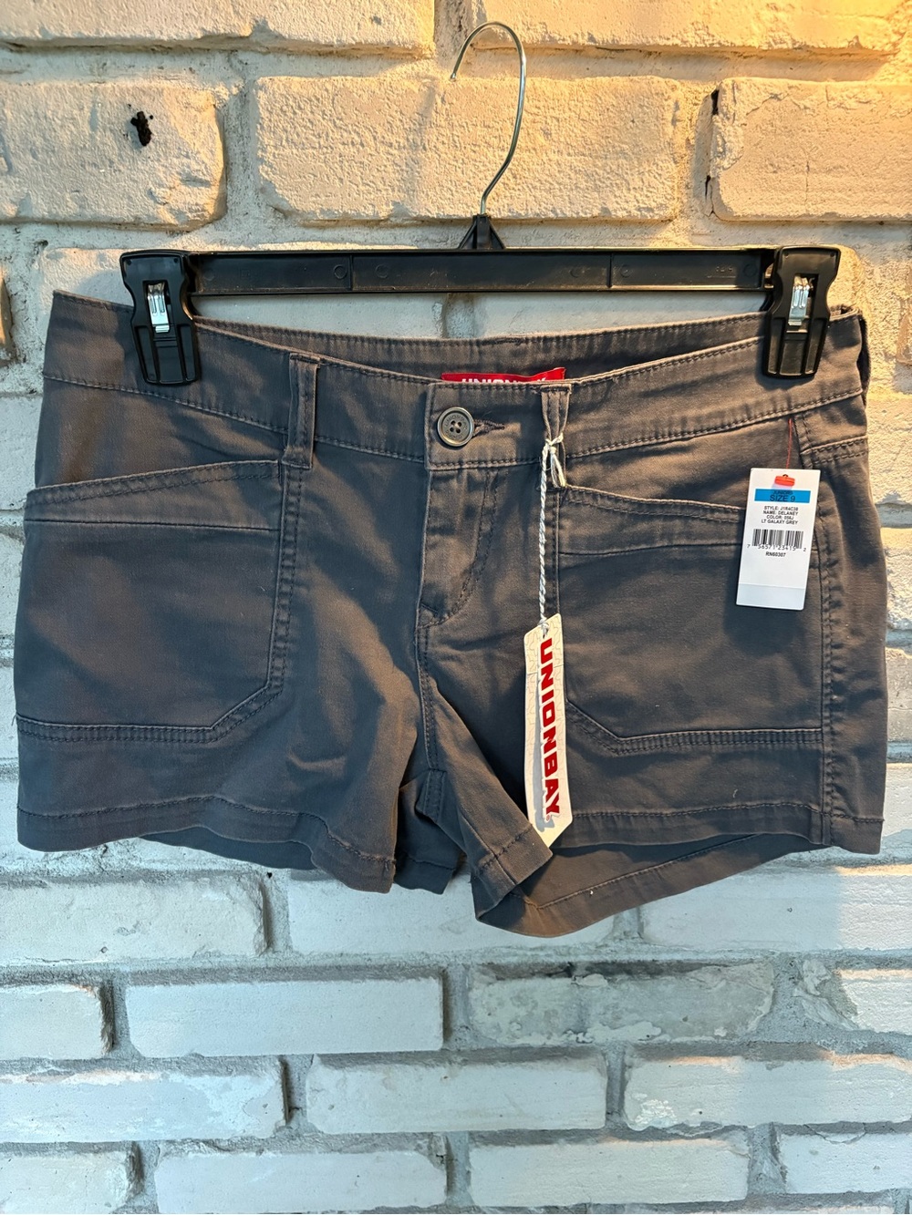 UNIONBAY Women's Gray Delaney Shorts